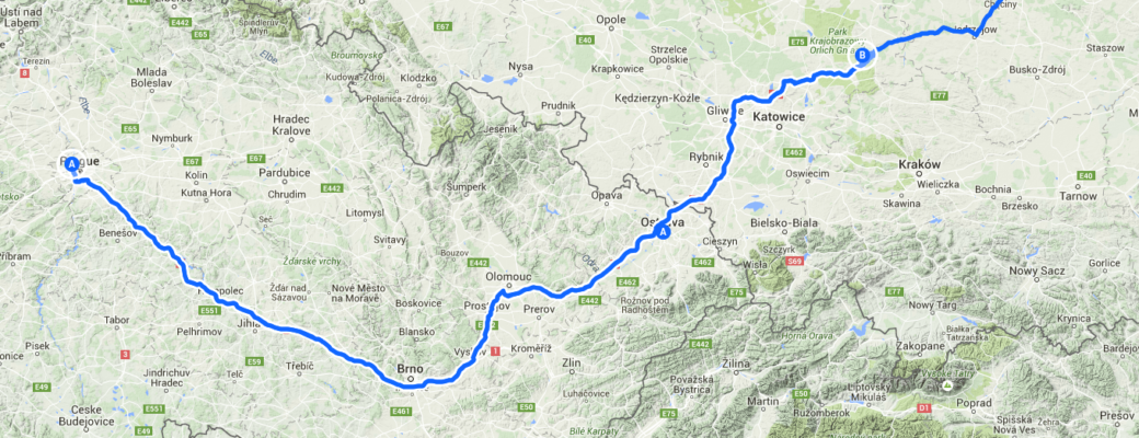 Poland Weekend Adventure Map