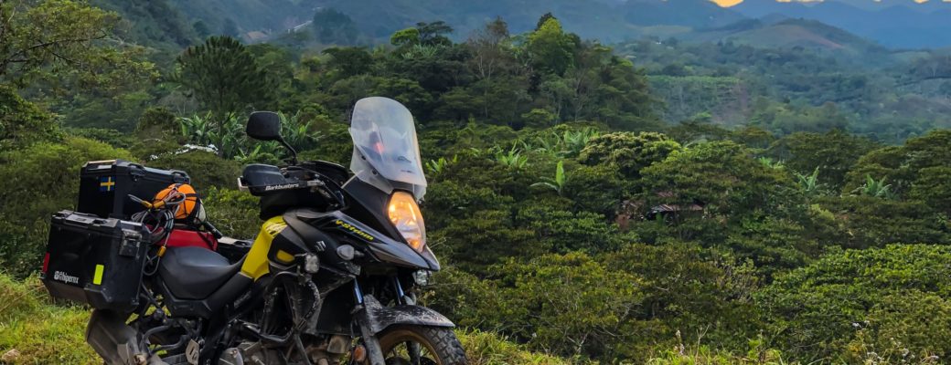 V-Strom 650xt travel offroad guatemala
