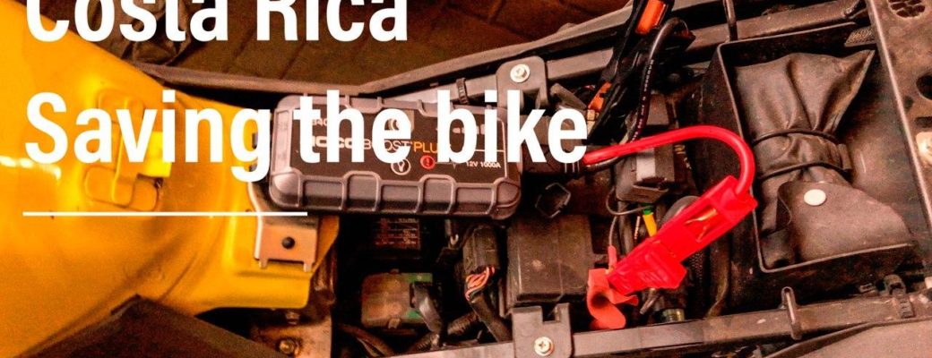 Noco GB40 motorcycle jumpstarter v-Strom 650